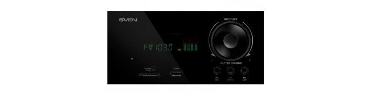 Głośniki SVEN 5.1 HT-210 wbudowane radio FM czytnik kart pamięci wejście USB