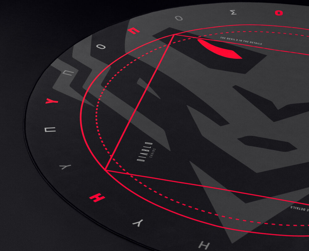 Mata pod fotel gamingowy DIABLO CHAIRS 1128 mata wygoda stylistyka ochrona podłoga jakość  czyszczenie