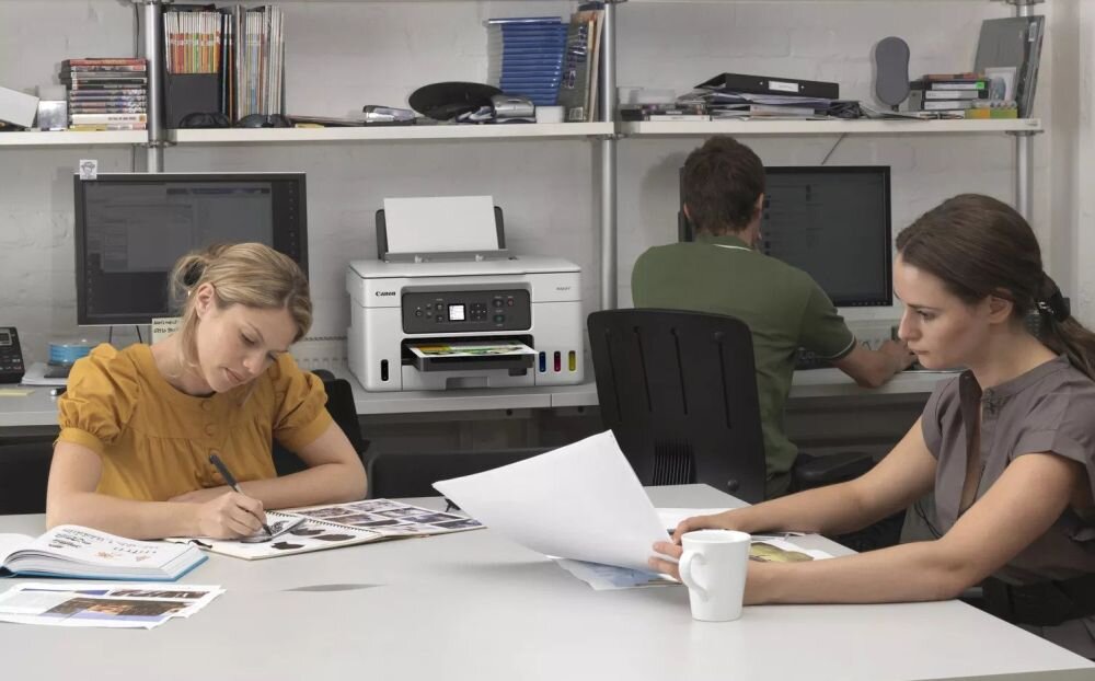 Urządzenie wielofunkcyjne CANON MAXIFY GX3040   papier wydajność tusz drukowanie szybkość łączność format sterowanie