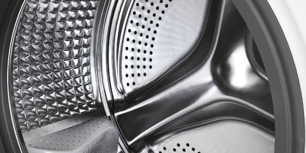 PRALKA HAIER HW90-B14979EU1-S I-PRO 7 PLUS 9KG 1400OBR AI SMART HON ABT REFRESH specjalna struktura bębna Pillow Drum poduszki ochrona odzieży ślizganie ubrań bez uszkodzeń