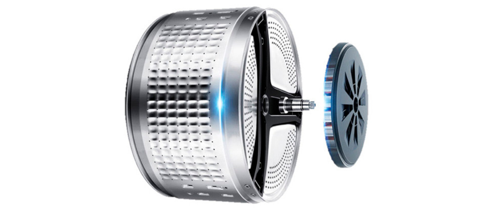 PRALKA HAIER HW90-B14979EU1-S I-PRO 7 PLUS 9KG 1400OBR AI SMART HON ABT REFRESH silnik Direct Motion długa bezawaryjna praca Bezpaskowa konstrukcja redukcja hałasu drgań większa oszczędność