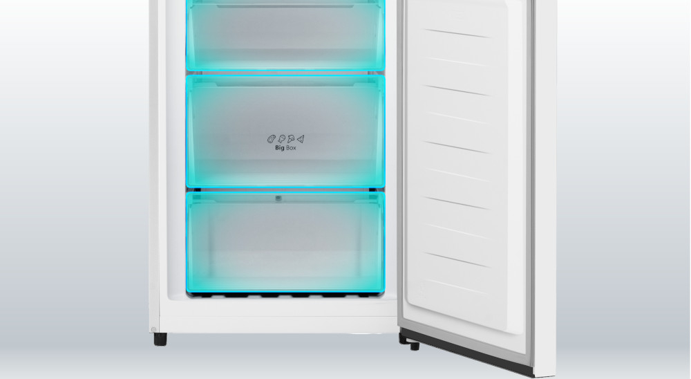 Lodówka HISENSE RB440N4WWE szuflady zamrażarka komory mrożenie