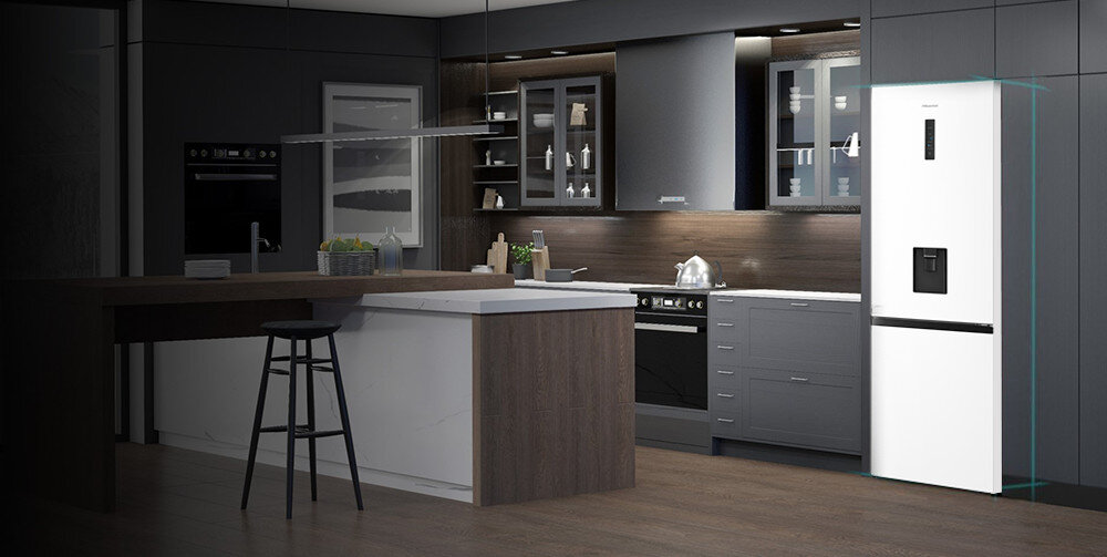 Lodówka HISENSE RB440N4WWE idealnie dopasowana