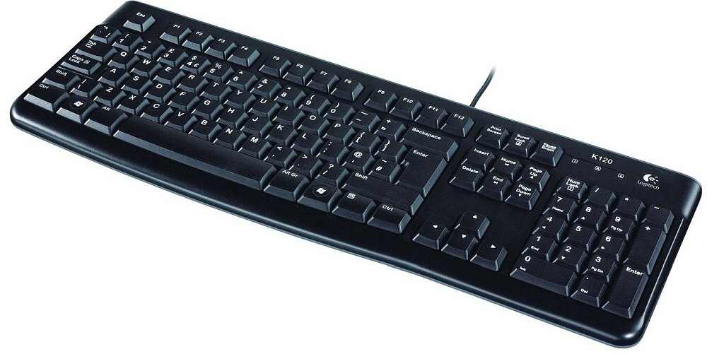 Klawiatura LOGITECH K120 design