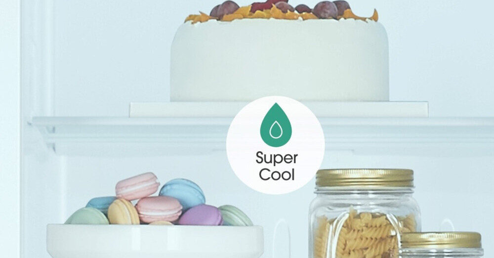 LODÓWKA HISENSE RS694N4GBE szybkie chłodzenie obniżanie temperatury Super Cool temperatura