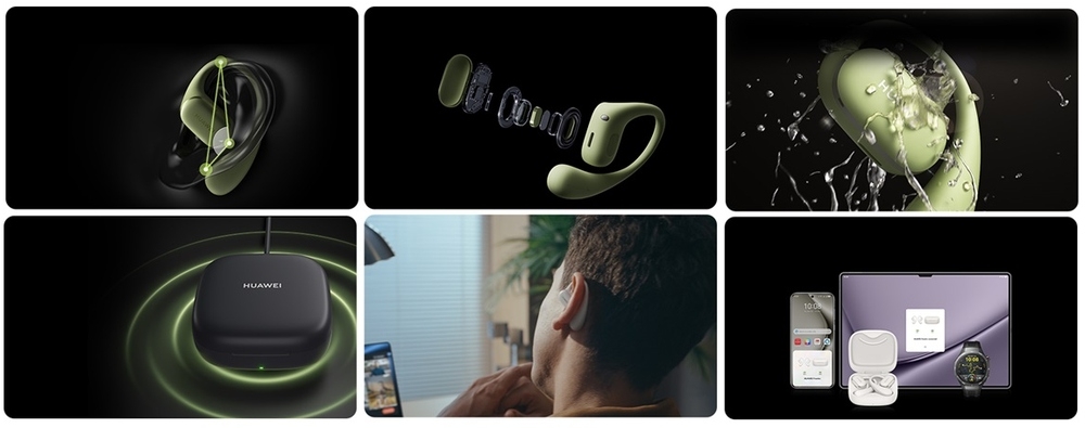 Słuchawki powietrzne HUAWEI FreeArc 6 zalet