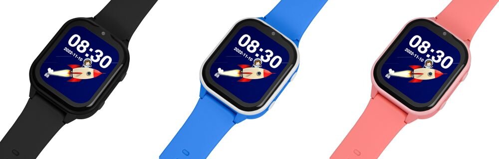 Smartwatch GARETT Kids Sun Ultra 4G   ekran bateria czujniki zdrowie sport pasek ładowanie pojemność rozdzielczość łączność sterowanie krew puls rozmowy smartfon aplikacja 