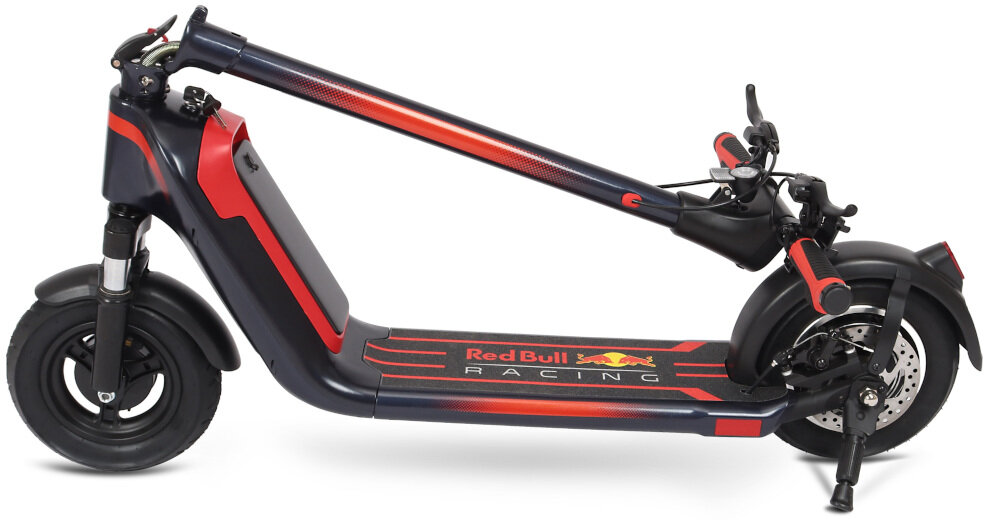 Hulajnoga elektryczna RED BULL RB-RTAKEUP10-10 Granatowo-czerwony skladana konstrukcja