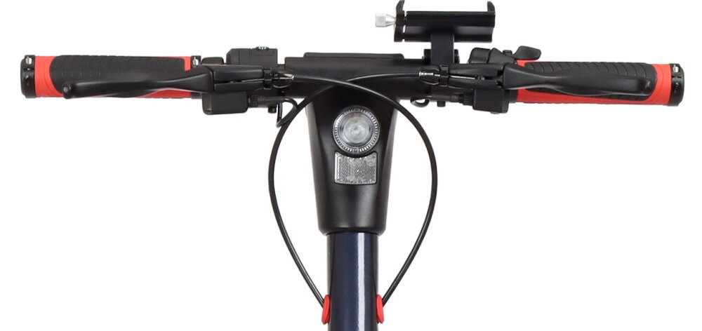 Hulajnoga elektryczna RED BULL RB-RTAKEUP10-10 Granatowo-czerwony oswielenie przednie tylne