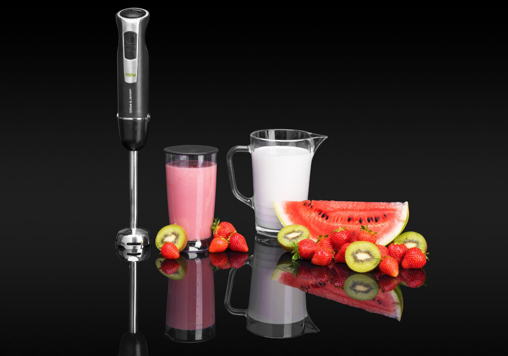 Blender GÖTZE & JENSEN HB301K 700W TRYB TURBO kruszenie loduW silnik stal szlachetna