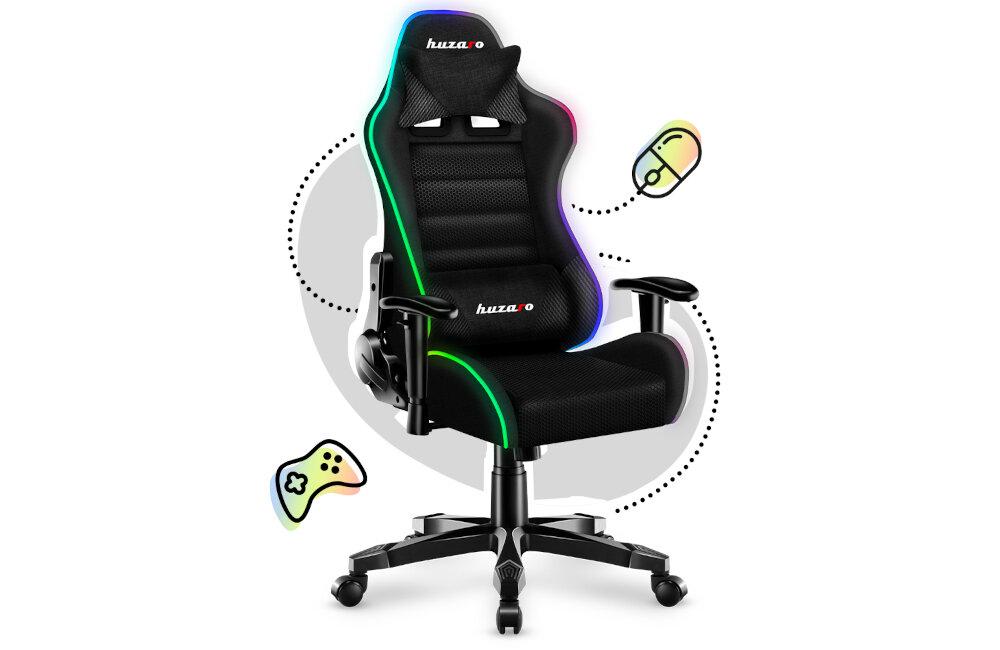 Fotel HUZARO Ranger 6.0 oparcie kark zdrowie bezpieczeństwo