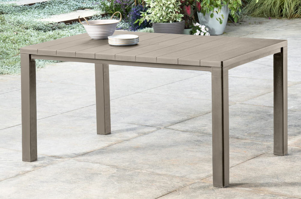 Stół ogrodowy KETER Julie 246186 Grafitowy wysoka odporność na skrajne warunki atmosferyczne