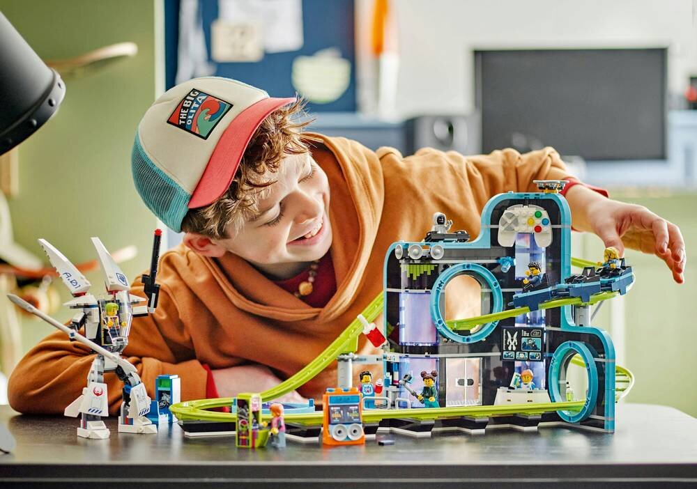 LEGO 60421 City Park Świat Robotów z rollercoasterem   Kreatywny