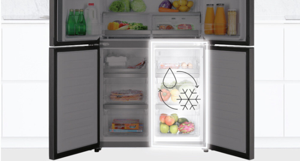 LODÓWKA HAIER HTF-508DGS7 Switch Zone  wyświetlacz dotykowy