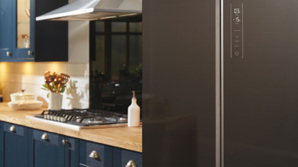 LODÓWKA HAIER HTF-508DGS7 szkło