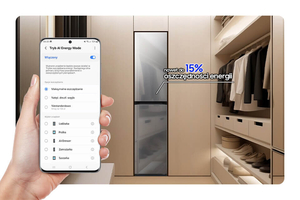 df18cb8700cre1 korzystaj z aplikacji, by ograniczyć zużycie energii przez AirDresser