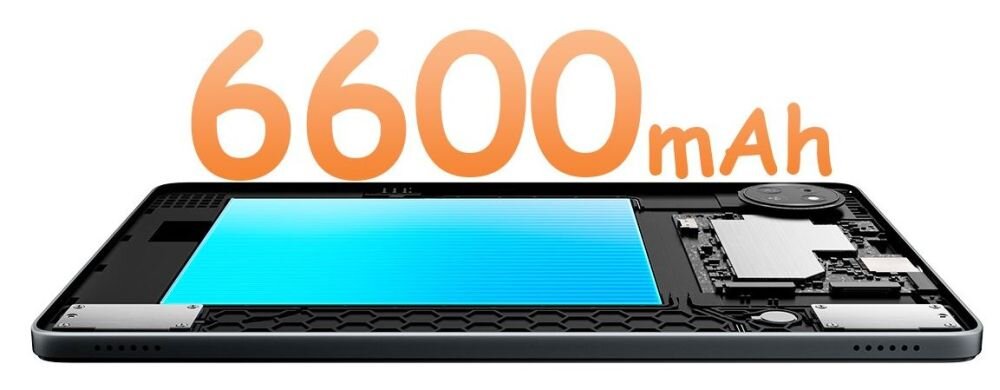 BLACKVIEW Tab 20 Kids bateria 6600 mAh czas pracy 22h muzyki ładowanie 10W