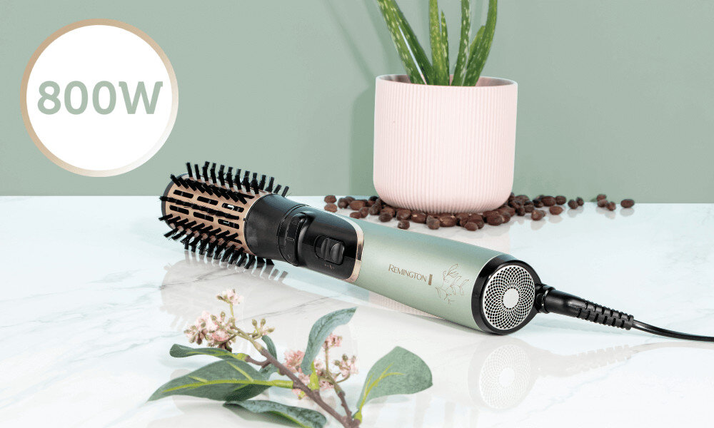 Suszarko-lokówka REMINGTON Botanicals AS5860R 50 mm 800 W Wielka moc małego urządzenia moc podgrzewa strumień powietrza szybkie suszenie i stylizację włosów profesjonalne efekty w krótkim czasie