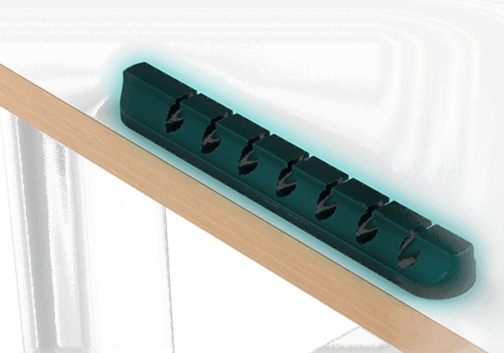 Biurko ULTRADESK Pulsar Kids Biały półka