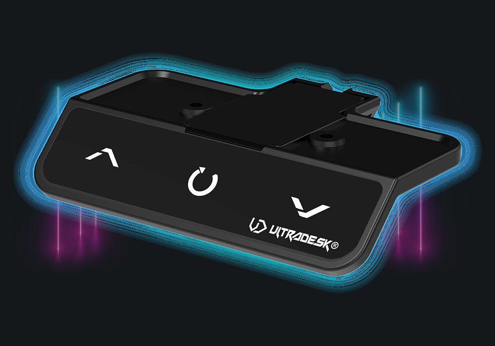 Biurko ULTRADESK Pulsar Kids Biały silniki cisza elektryczne