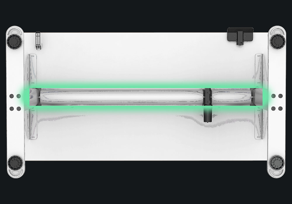 Biurko ULTRADESK Pulsar Kids Biały wielokrone magnetyczne