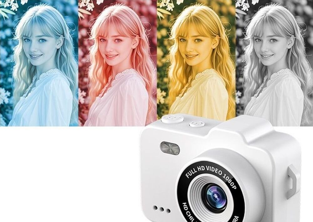 XREC X8 zdjęcia 12MP filtry kolorowe fotografia kreatywne kadry aparat kieszonkowy