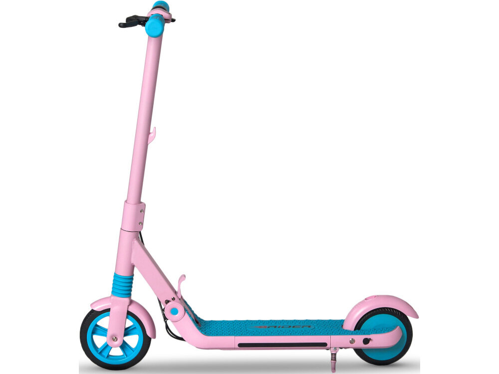Hulajnoga elektryczna RIDER Pinki Różowy bateria pojemnosc 2,55 Ah dystans do 10 km czas ladowania okolo 3-4 godziny