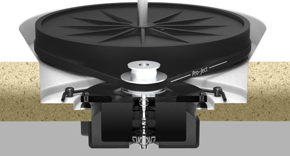 Gramofon PRO-JECT X1B - Dobra izolacja dźwięku, TPE