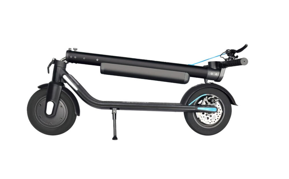 BLAUPUNKT elektryczna hulajnoga transport szkoła praca spacer bez spalin ekologiczna silnik regulacja prędkość tryb pieszy złożenie