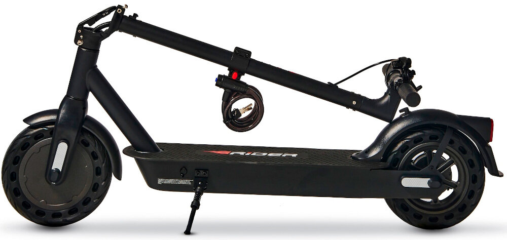 Hulajnoga elektryczna RIDER R10 Cross Czarny skladana konstrukcja