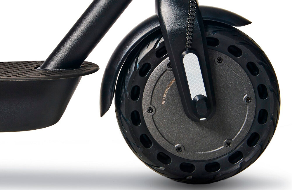 Hulajnoga elektryczna RIDER R10 Cross Czarny silnik moc 250 W maksymalna predkosc do 25 km/h trzy tryby jazdy Eco Standard Sport 