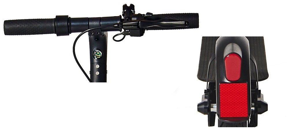 Hulajnoga elektryczna RIDER R10 Cross Czarny oswietlenie