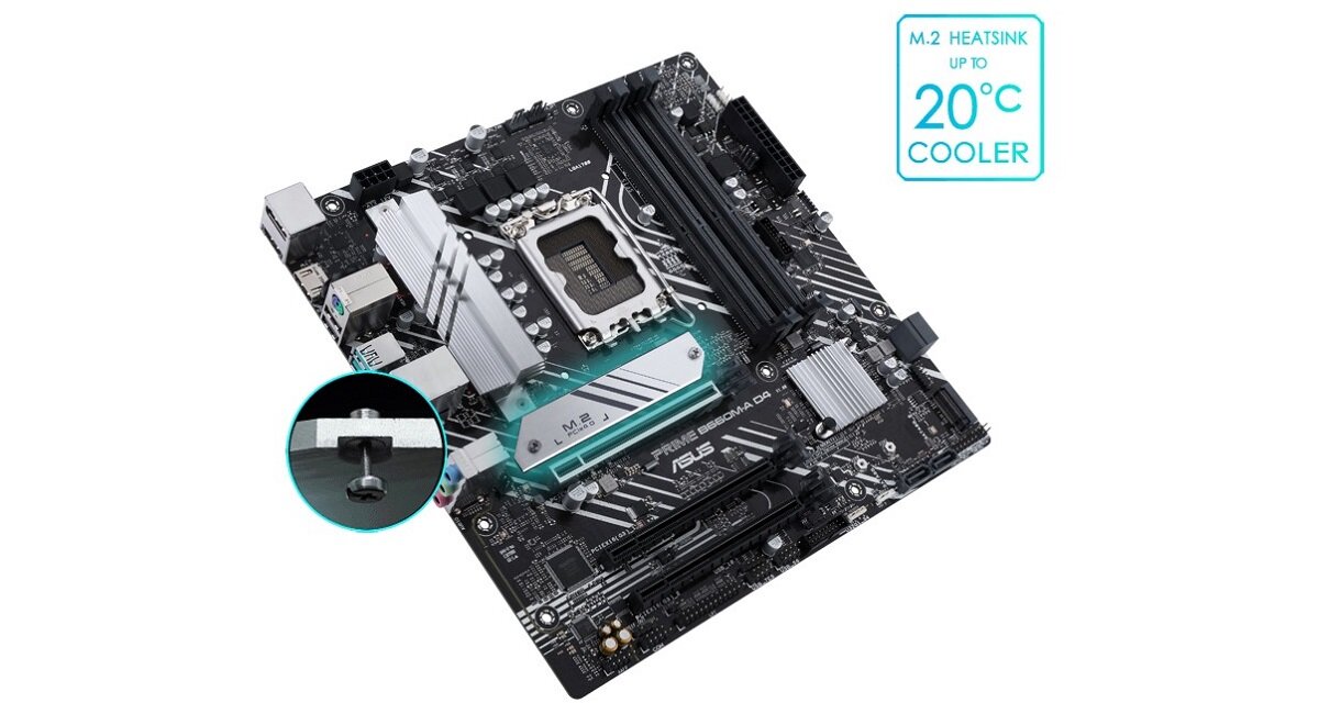 Płyta główna ASUS Prime B660M Radiator M.2