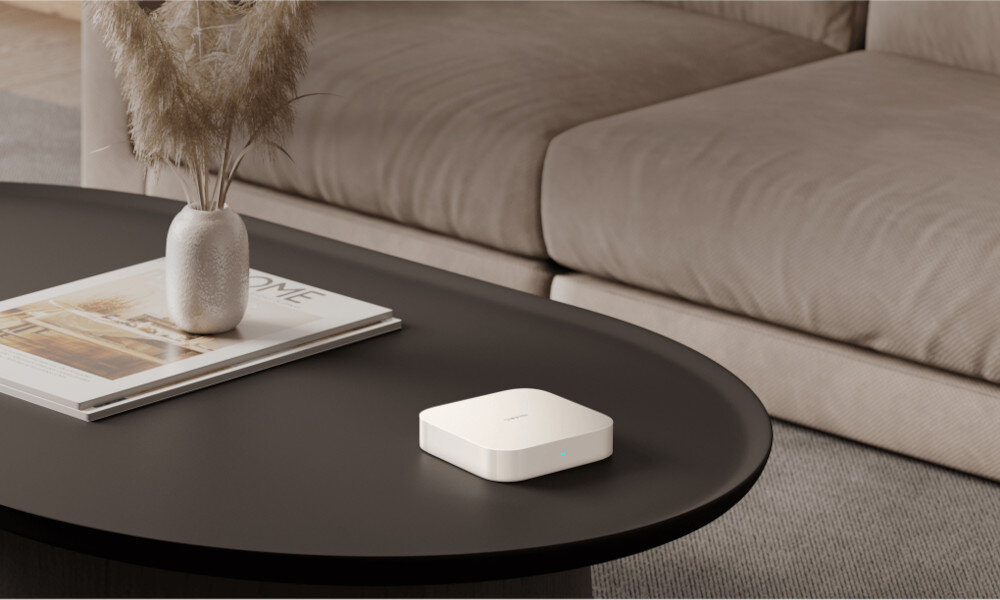 Bramka XIAOMI Smart Home Hub 2 ZNDMWG04LM Wi-Fi/Bluetooth/ZigBee wygląd wielkość materiał