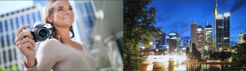 Aparat OLYMPUS E-M10 Mark IV zdjęcia obiektyw ekran wizjer ogniskowa przysłona migawka obudowa bateria zasilanie filmy nagrywanie rozdzielczość matryca rozmiar przekątna tryby iso montaż lampa światło przyciski sterowanie menu kontrast jasność balans bieli filtry cmos karta pliki format zapis seria