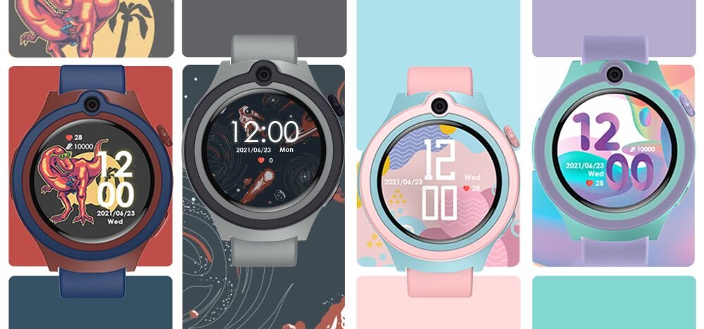 Smartwatch BEMI Linko 2 - rozne kolory tarcz zegarka, ekran, urzadzenie, styl, upodobania