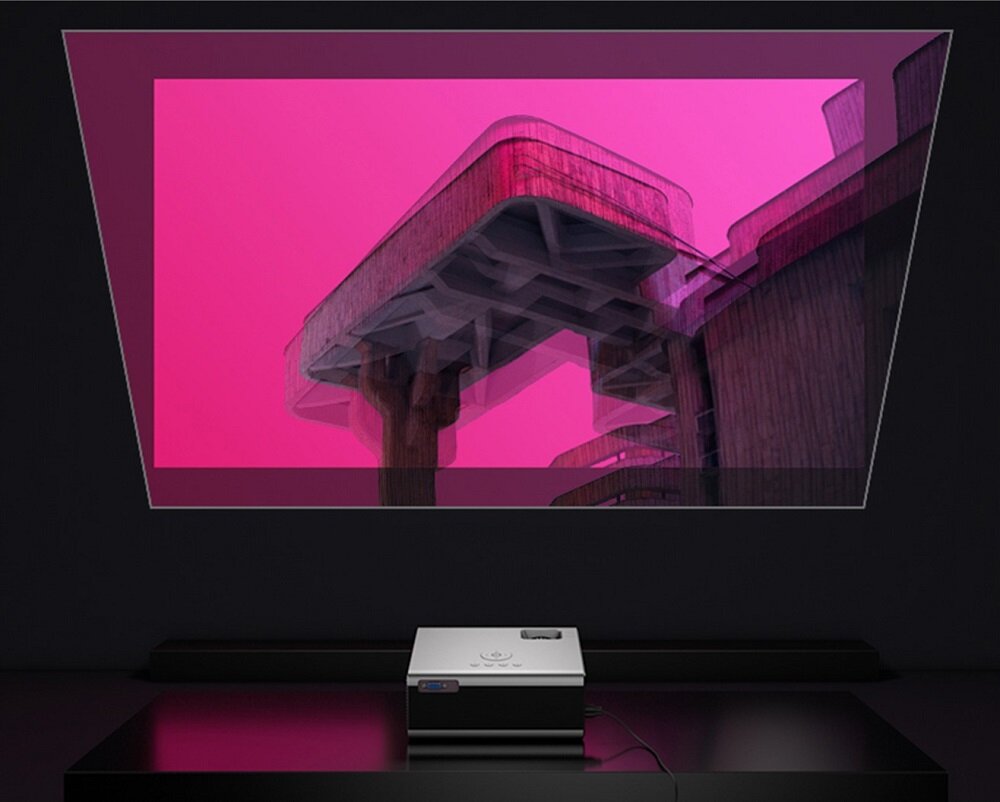 Projektor OVERMAX MultiPic 3.5 regulacja obrazu