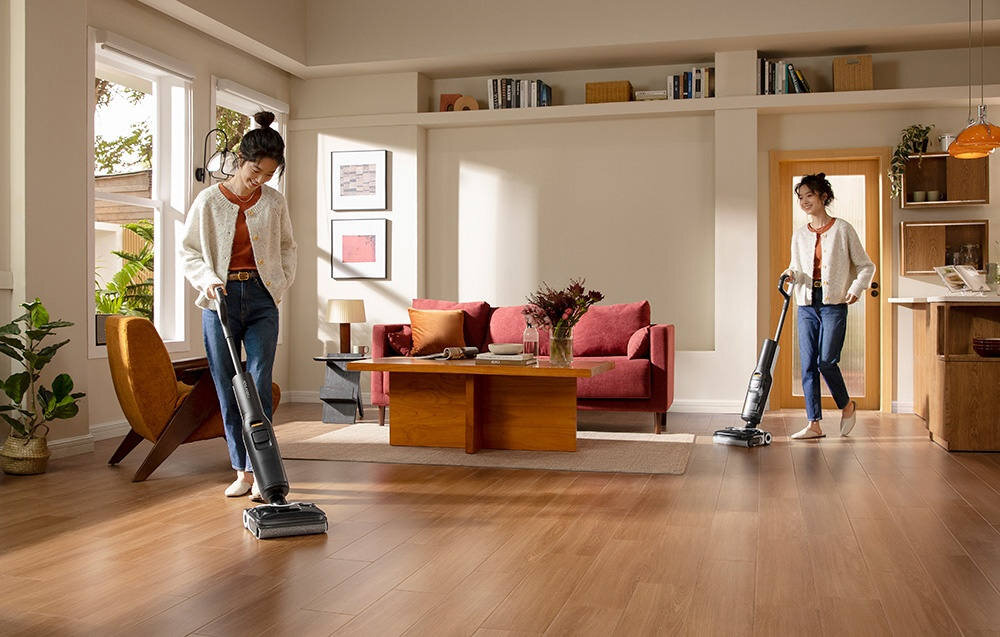 Odkurzacz ROBOROCK F25 ACE lifestyle sprzątanie prezentacja wizualizacja wygląd