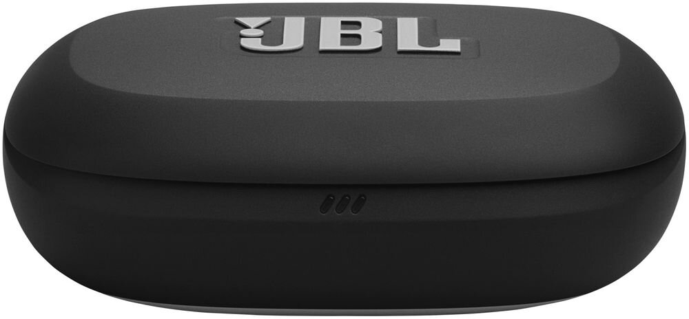 Słuchawki dokanałowe JBL Endurance Peak 4 czas pracy 48 godzin szybkie ładowanie etui, etui ładujące na białym tle