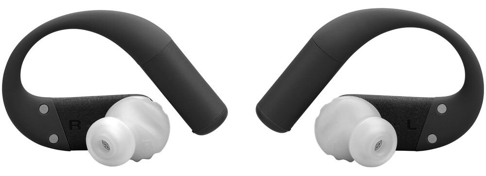 Słuchawki dokanałowe JBL Endurance Peak 4 aplikacja JBL Headphones tryby dźwięku personalizacja, słuchawki na białym tle