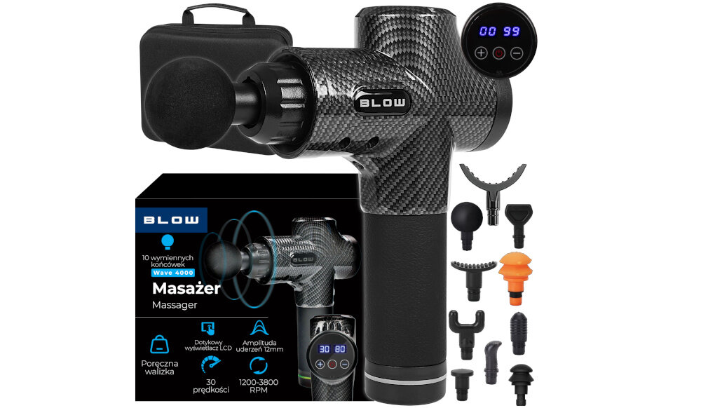 Masażer BLOW Wave 4000 44-340 - zestaw