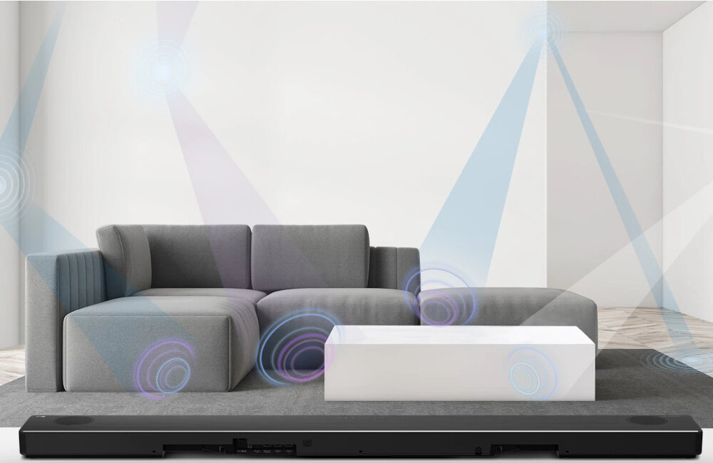 Soundbar LG SN11R Czarny dźwięk