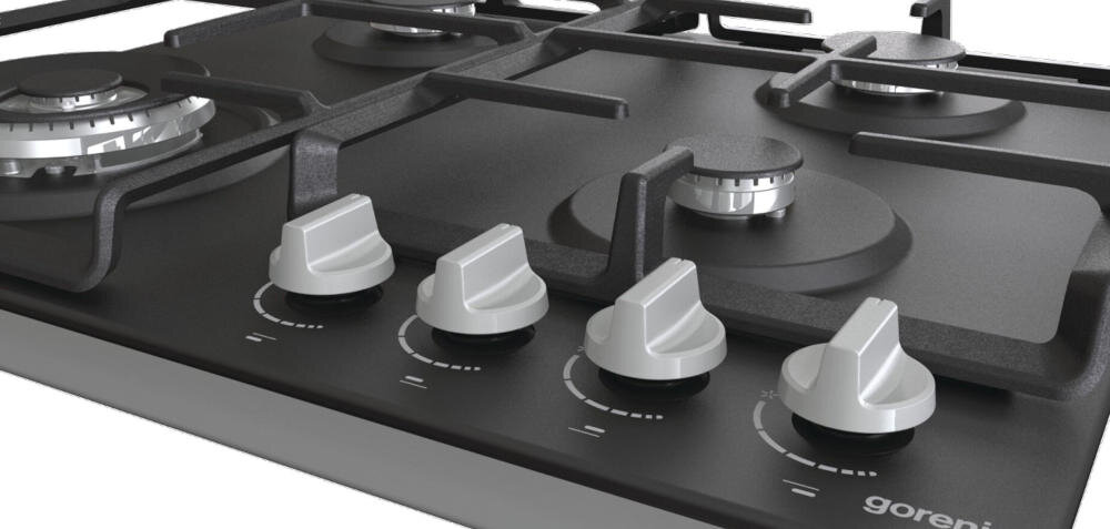 GORENJE-GW641EXB płyta gazowa zapłon palnik pokrętło