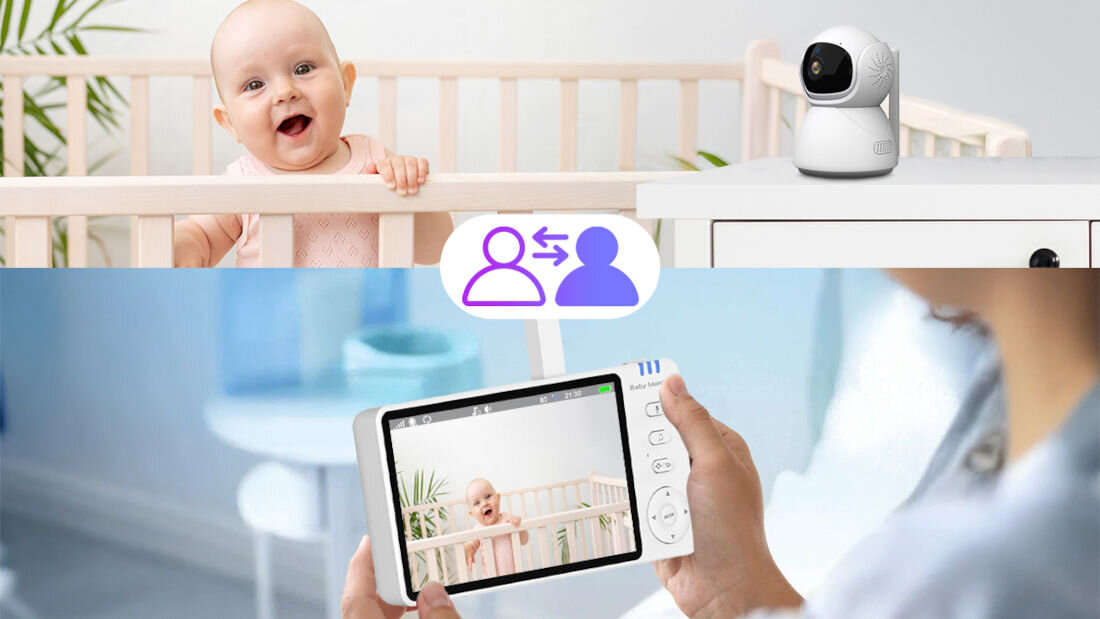 Niania elektroniczna EXTRALINK Reja EX.29010 Bliskość mimo odległości Dwukierunkowa komunikacja Funkcja VOX automatycznie włącza podgląd 