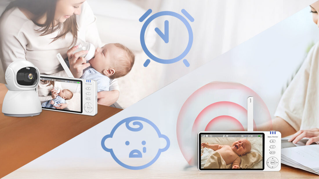 Niania elektroniczna EXTRALINK Reja EX.29010 Prosta obsługa Intuicyjny ekran LCD gotowe do działania od razu po rozpakowaniu oszczędność czasu łatwość użytkowania