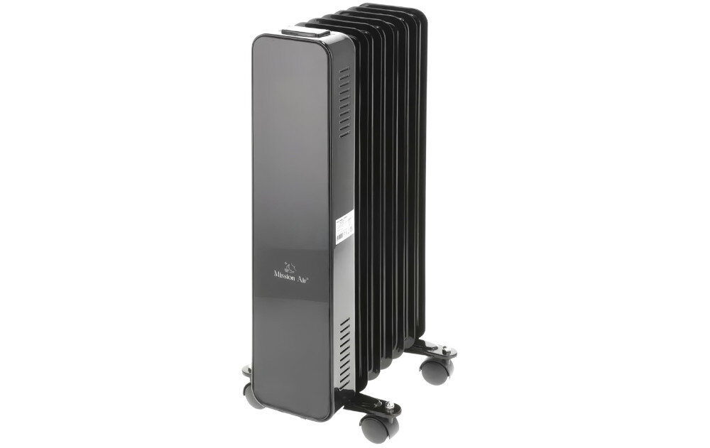 Grzejnik olejowy MISSION AIR Oslo 2000 W efektywne równomierne olej timer blokada czas ochrona bezpieczeństwo do biura mieszkania domu