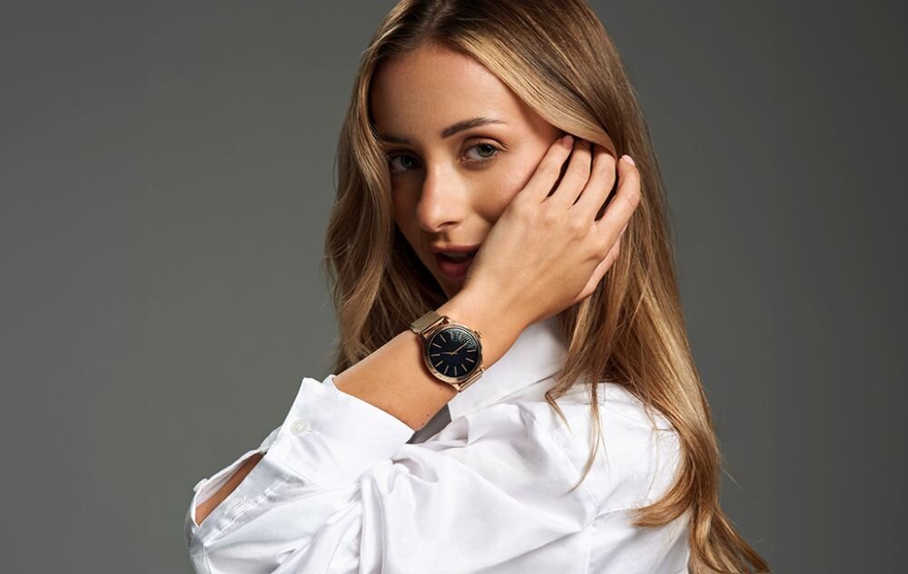 Smartwatch MAXCOM FW44 subtelnosc solidna stalowa obudowa 