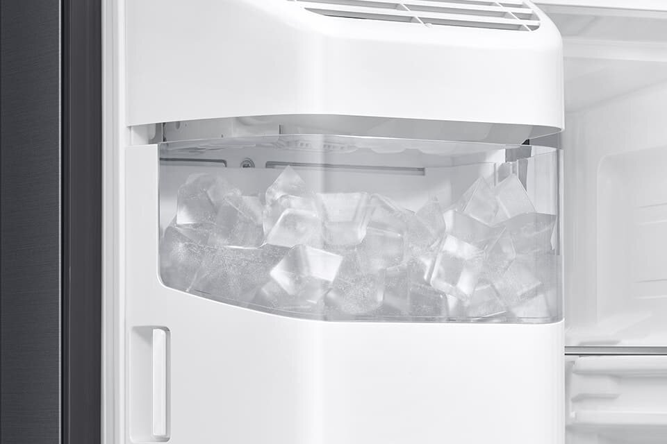 lodówka rs90f64eefeo z kostkarką do lodu
