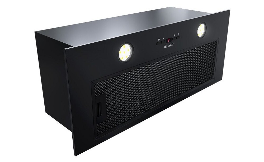 Okap GLOBALO Laizeno 70.1 Czarny dwa tryby pracy