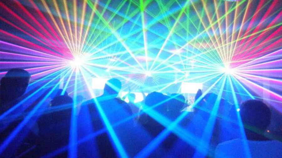 Party Light FRACTAL Lights Par LED  - wyświetlacz